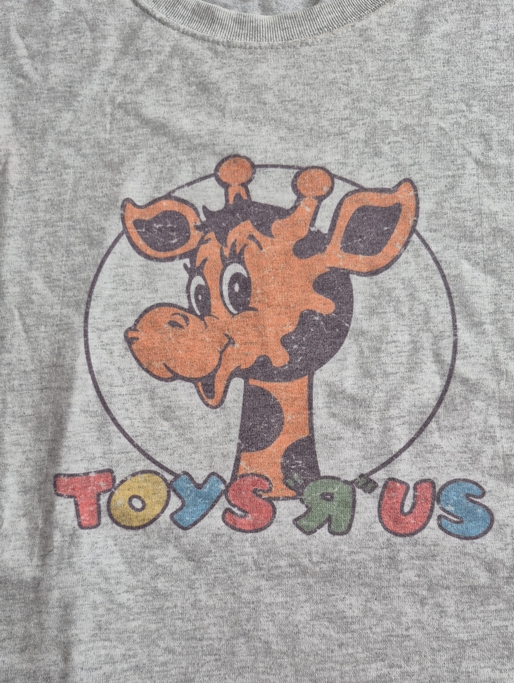 Adult LARGE Geoffrey Giraffe TOYSRUS Tshirt